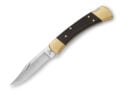 Coltello Tascabile Genio Italiano Coltello Pieghevole Da Tasca Con Fodero In Pelle Verticale, Colore Giallo, Marca SHARD - Per Uso Quotidiano E Outdoor Busse Knife