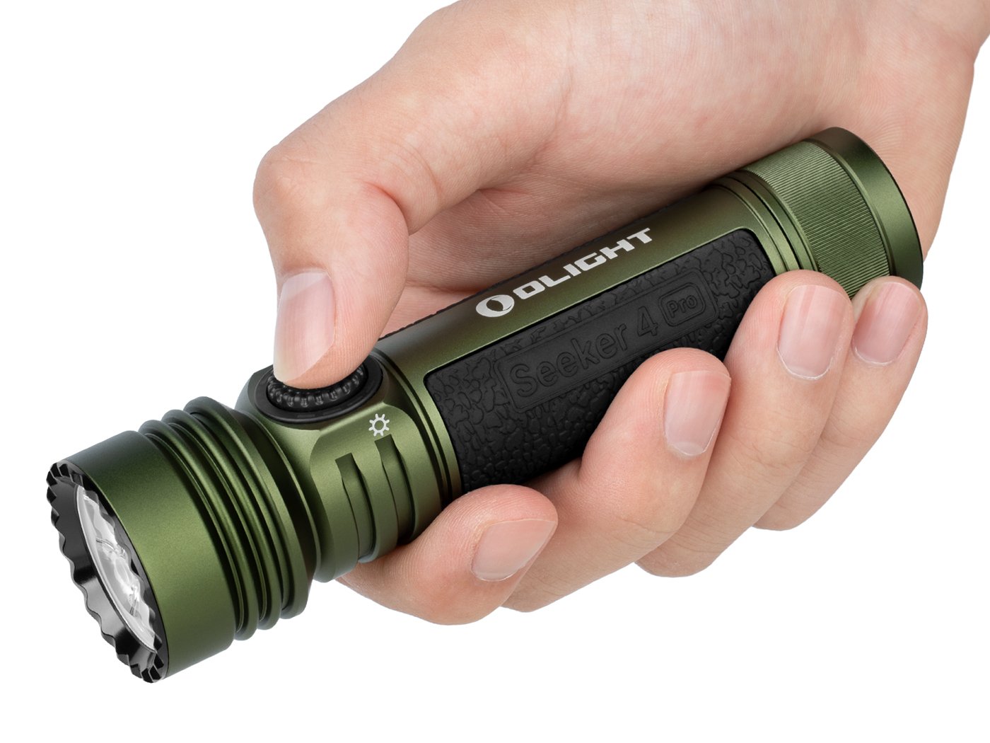 OLIGHT Seeker 4 Pro ODグリーン OLIGHT Seeker 4 Pro Rechargeable Flashlights, 4600 Lumens