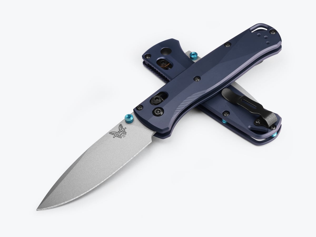 Benchmade Bugout Crater Blue Alluminum PE | Knifestore