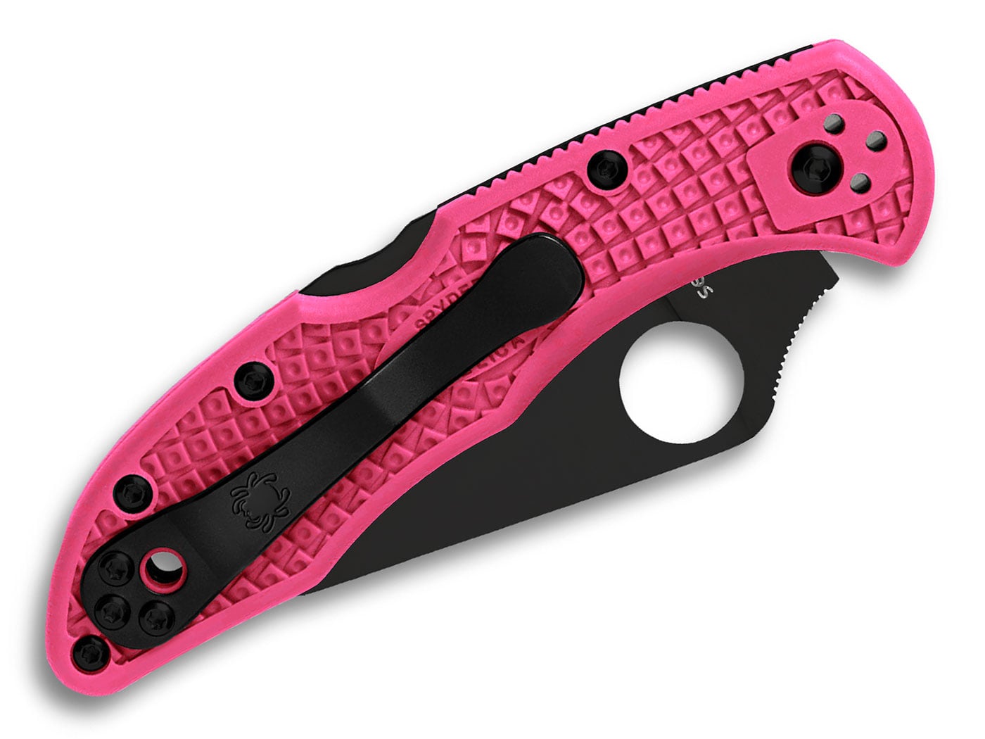Spyderco Delica 4 Lightweight Pink / Black CPM S30V PE | Knifestore
