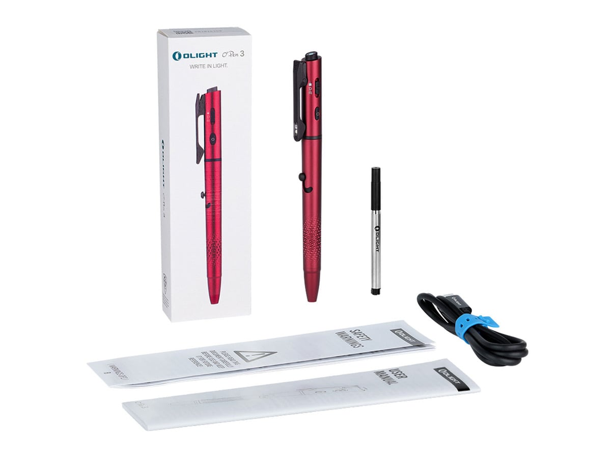 Olight O'Pen 3 Wine Red | Knifestore